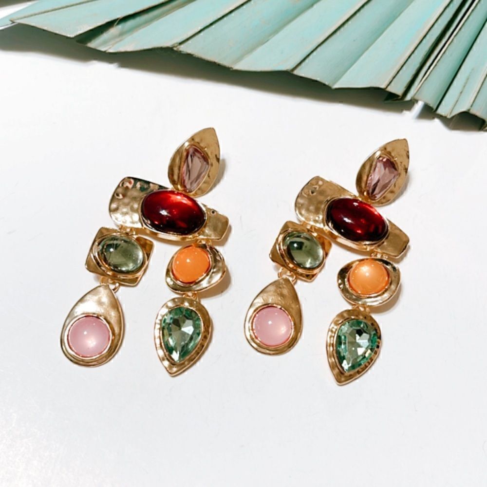 Crystal drop earrings  S42